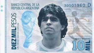 الأرجنتينيون يريدون وضع صورة مارادونا على ورقة 1000 بيزو