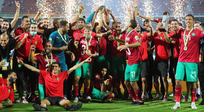 المنتخب المحلي المغربي تُوج بلقب كأس أمم أفريقيا للمحليين