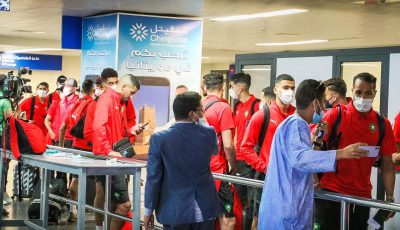 بعثة المنتخب المغربي تصل إلى نواكشوط تأهبا لمواجهة المنتخب الموريتاني
