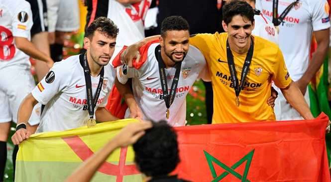 ثلاثي إشبيلية - نجوم المنتخب المغربي