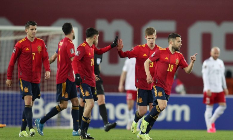 المنتخب الإسباني يحقق فوزاً قاتلاً على جورجيا في تصفيات المونديال
