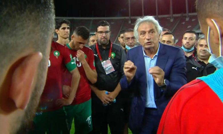 من اجتماع خليلوزيتش ولاعبي المنتخب المغربي