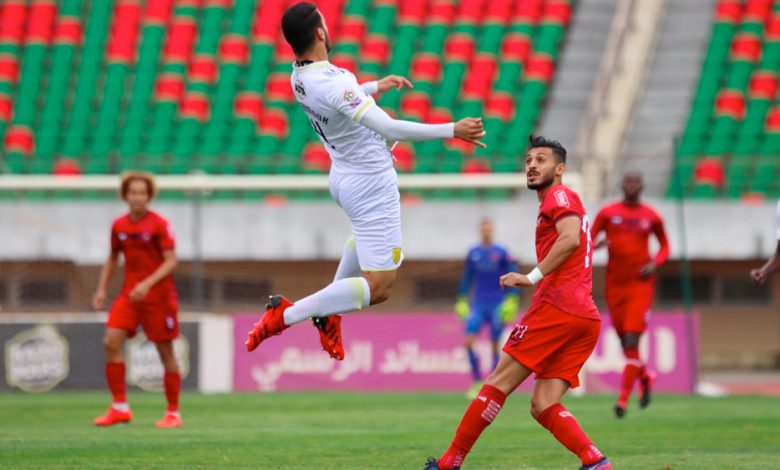 من مباراة المغرب الفاسي و شباب المحمدية