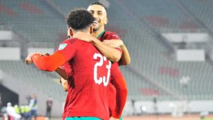 ملخص وأهداف مباراة المنتخب المغربي 3-0 غينيا