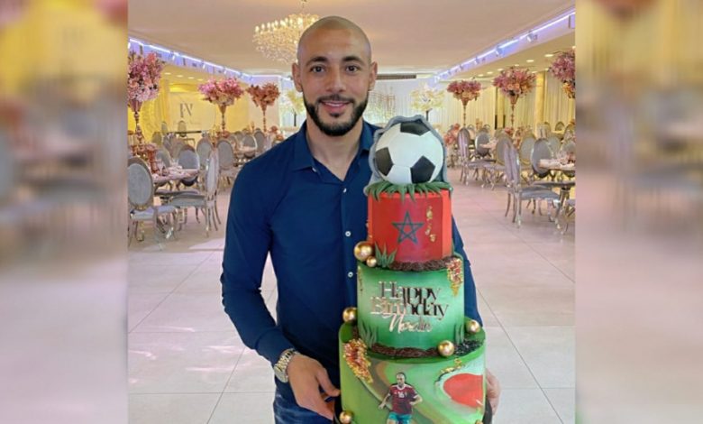 نور الدين أمرابط يحتفل بعيد ميلاده الـ35