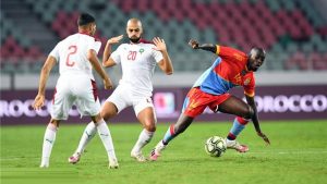 ملخص وأهداف مباراة الكونغو الديموقراطية 1-1 المغرب