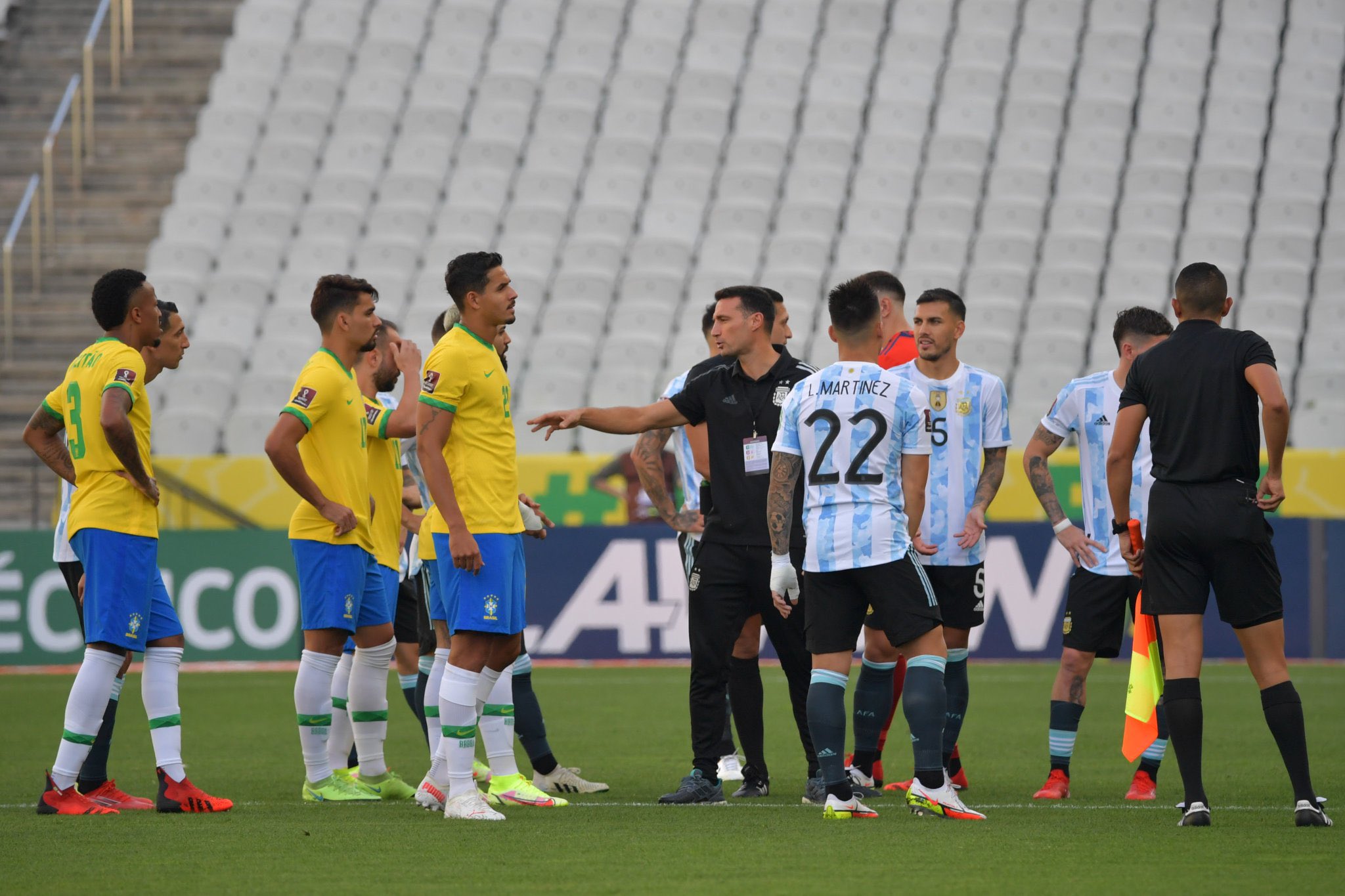 مباراة البرازيل والأرجنتين
