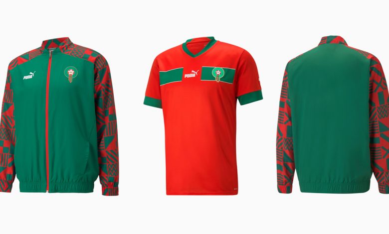 قميص المنتخب المغربي في كأس العالم "قطر 2022"