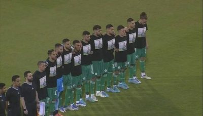 هكذا ودع لاعبو المنتخب الجزائري بن حمودة + صور