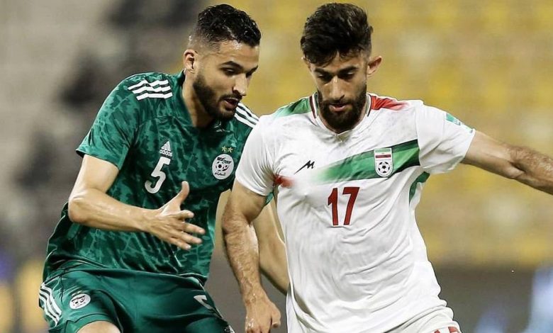 فوز المنتخب الجزائري على إيران