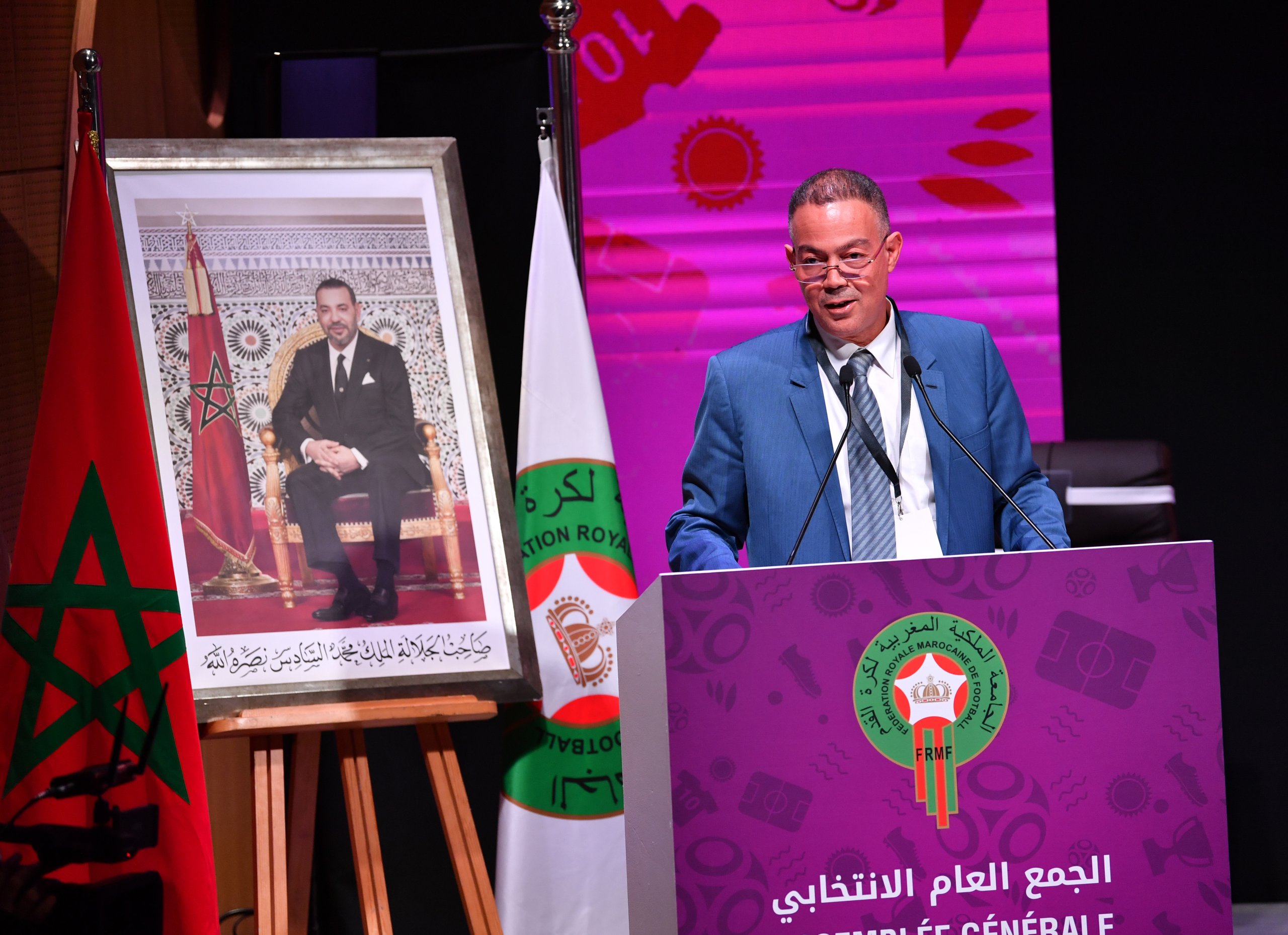 فوزي لقجع - رئيس الجامعة الملكية المغربية لكرة القدم