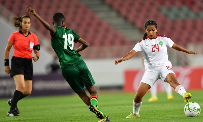 تعادل المنتخب المغربي لكرة القدم النسوية مع زامبيا