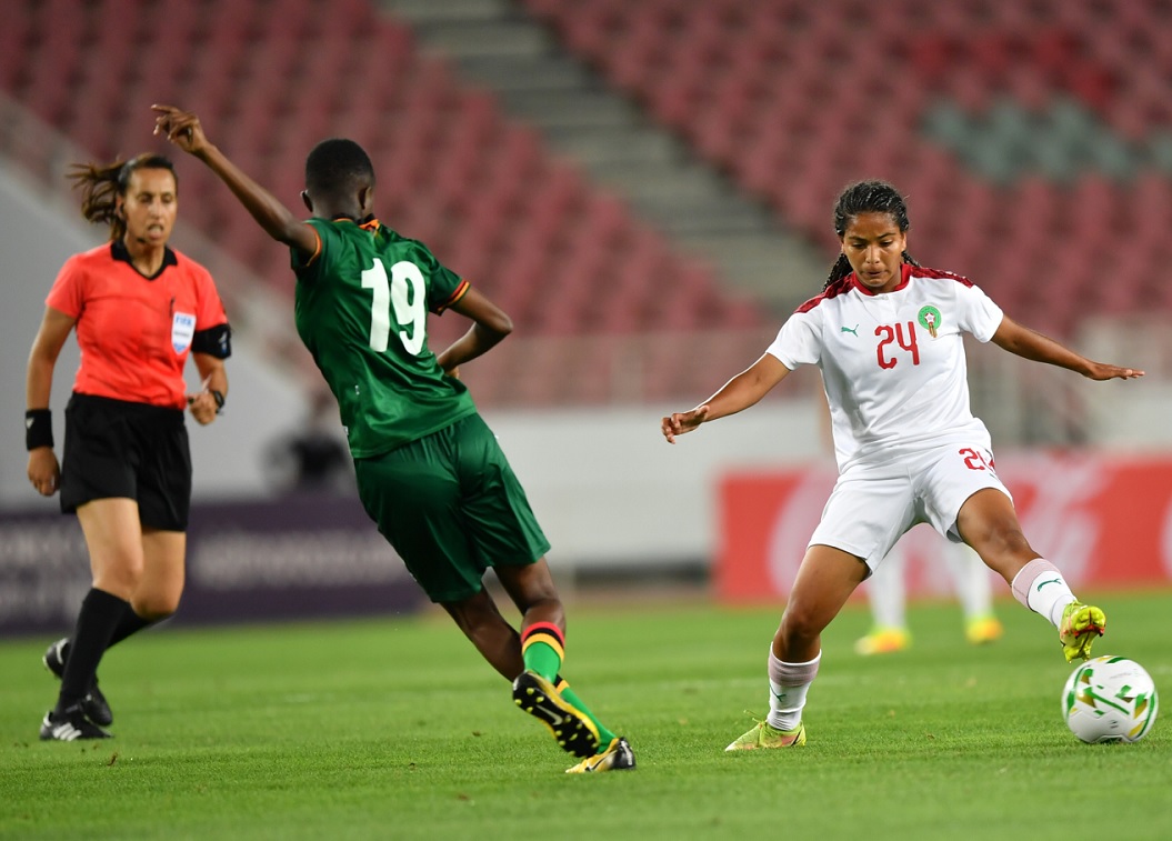 تعادل المنتخب المغربي لكرة القدم النسوية مع زامبيا