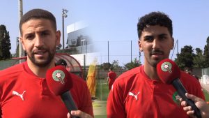 المنتخب المغربي يستعد لمباراة جنوب أفريقيا