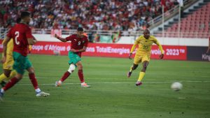 هدف جنوب أفريقيا في مرمى المنتخب المغربي
