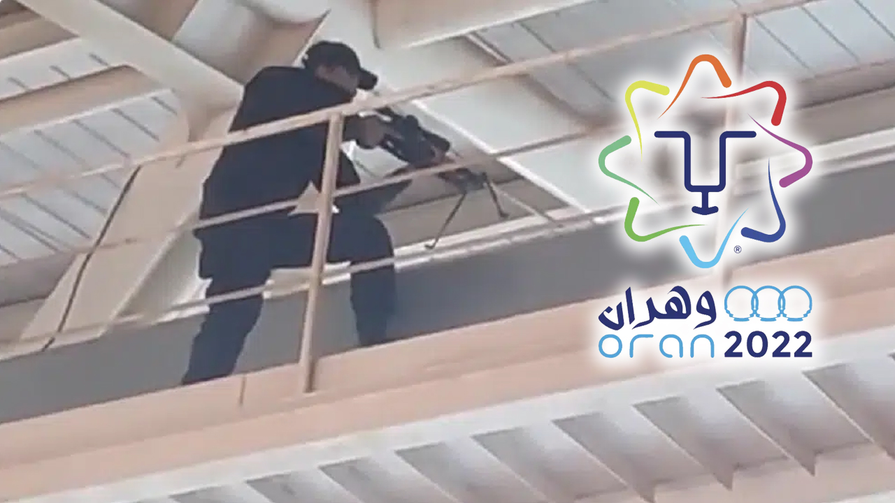 بالفيديو.. قناص في ألعاب البحر المتوسط في وهران الجزائرية يثير الجدل
