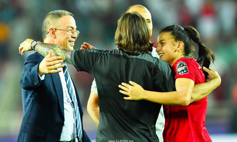 فوزي لقجع بعد تأهل المنتخب المغربي النسوي لنهائي "كان السيدات"