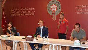 فوزي لقجع يُحفز لاعبات المنتخب المغربي النسوي