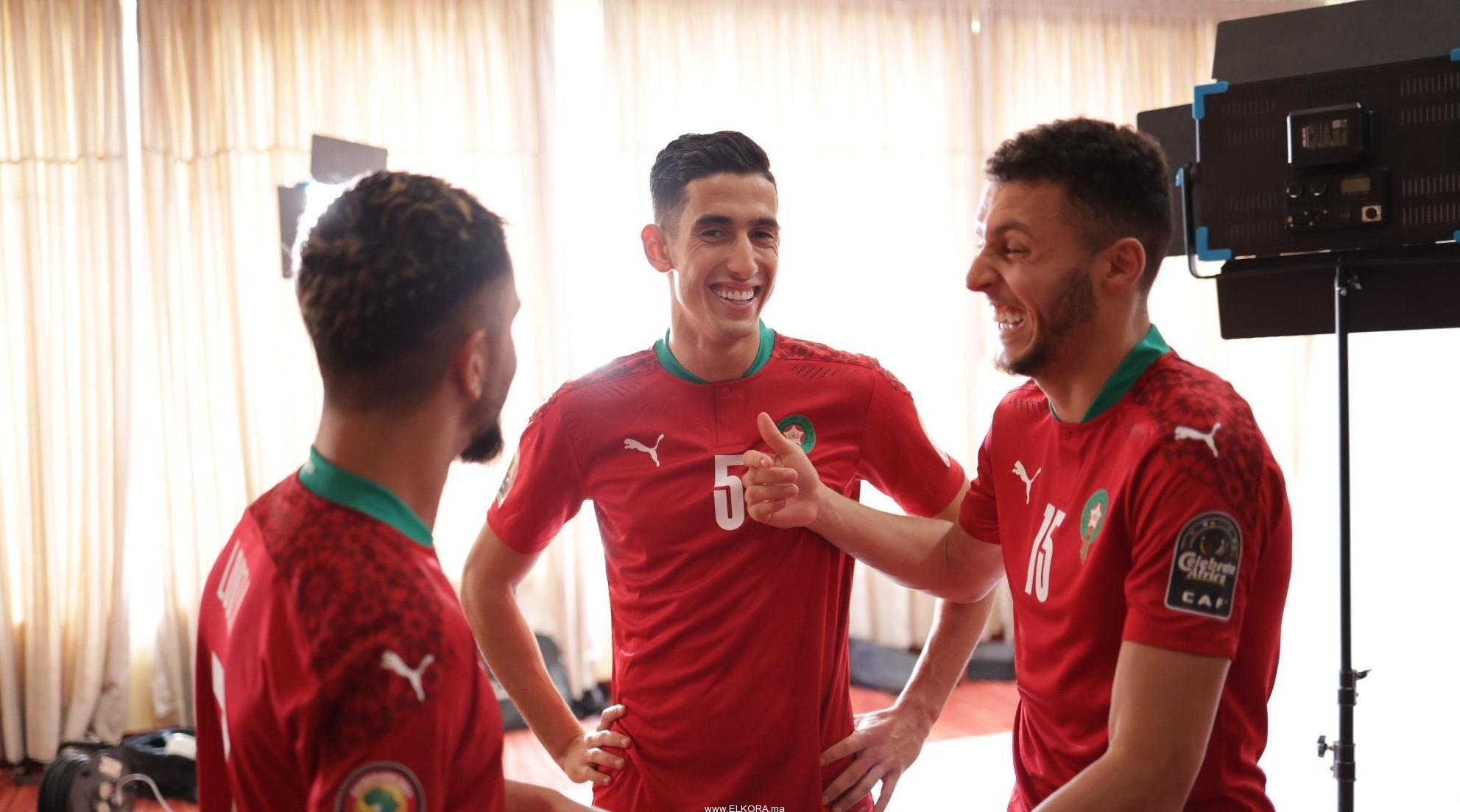 نايف أكرد وسليم أملاح - المنتخب المغربي