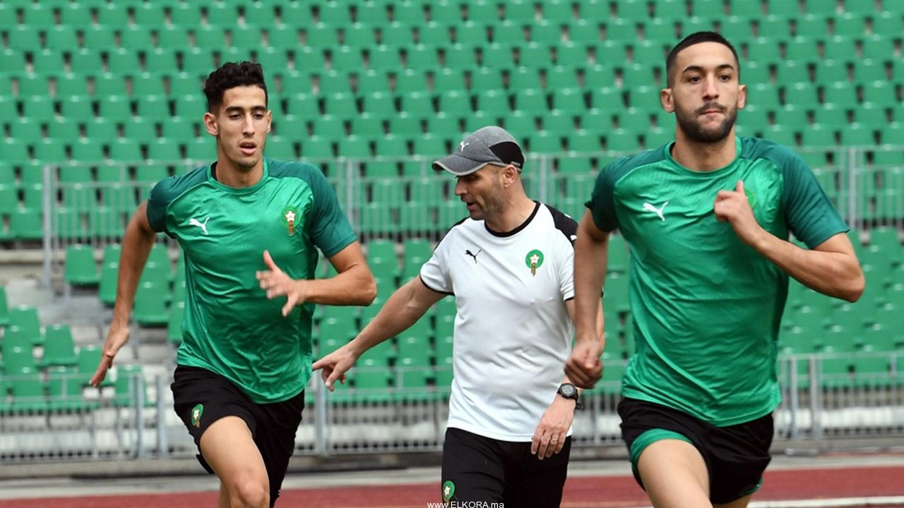 حكيم زياش و نايف أكرد - المنتخب المغربي