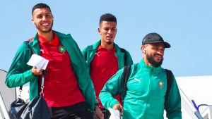 بوفال وعزالدين أوناحي وأملاح - المنتخب المغربي