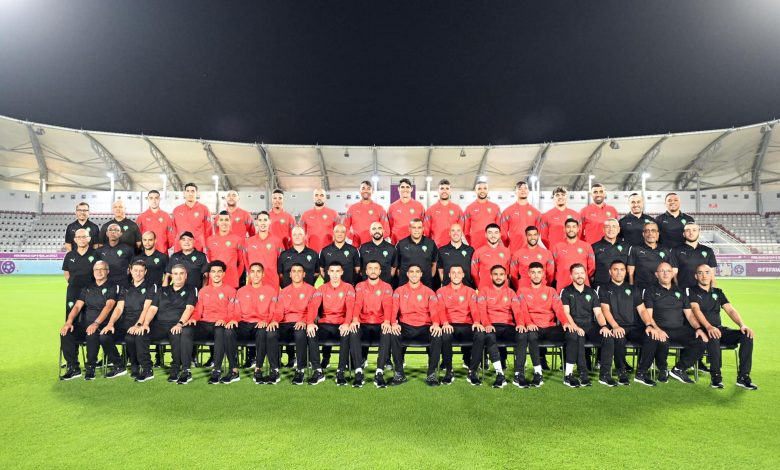 الصورة الرسمية للمنتخب المغربي في مونديال قطر 2022