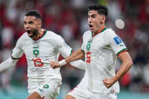 نايف أكرد ويوسف النصيري - المنتخب المغربي