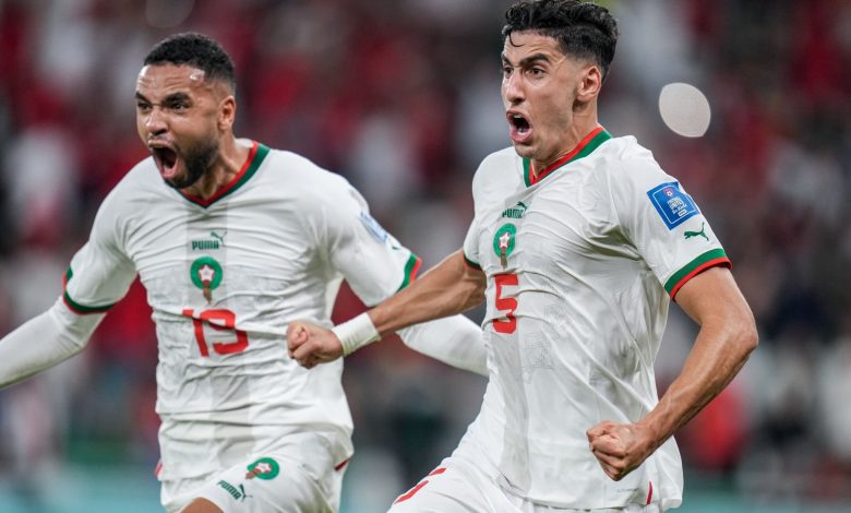 نايف أكرد ويوسف النصيري - المنتخب المغربي