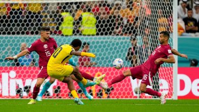 من مباراة قطر والإكوادور - كأس العالم قطر 2022