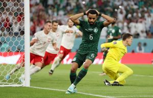 من مباراة السعودية وبولونيا في كأس العالم 2022