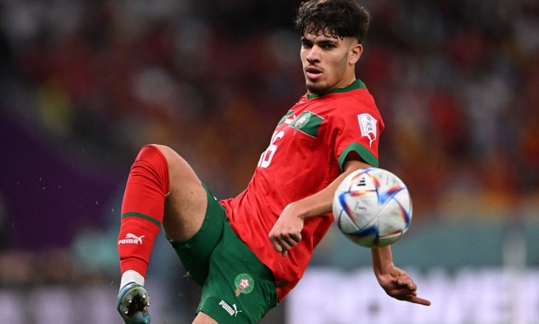 عبد الصمد الزلزولي لاعب المنتخب المغربي
