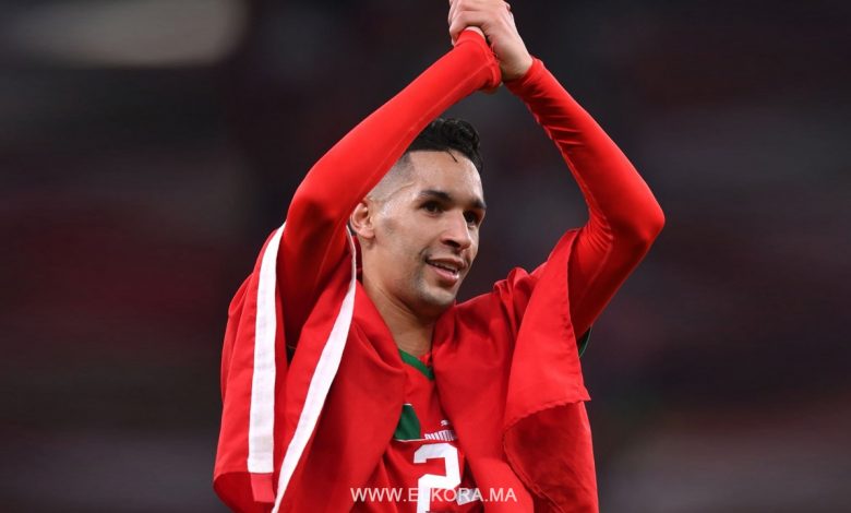 بدر بانون مدافع المنتخب المغربي