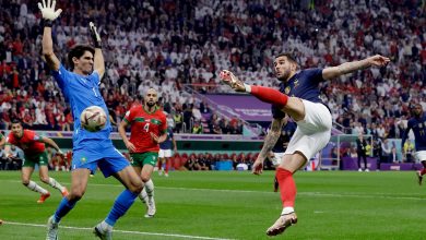 ياسين بونو من مباراة المغرب وفرنسا في كأس العالم 2022
