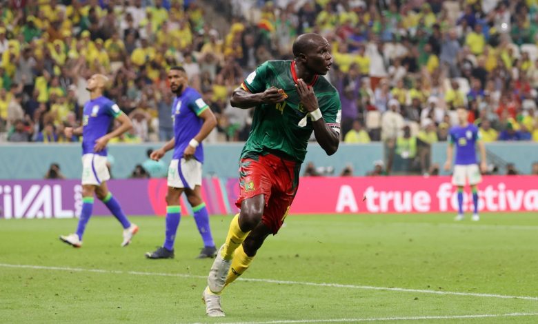 من مباراة الكاميرون والبرازيل في كأس العالم 2022