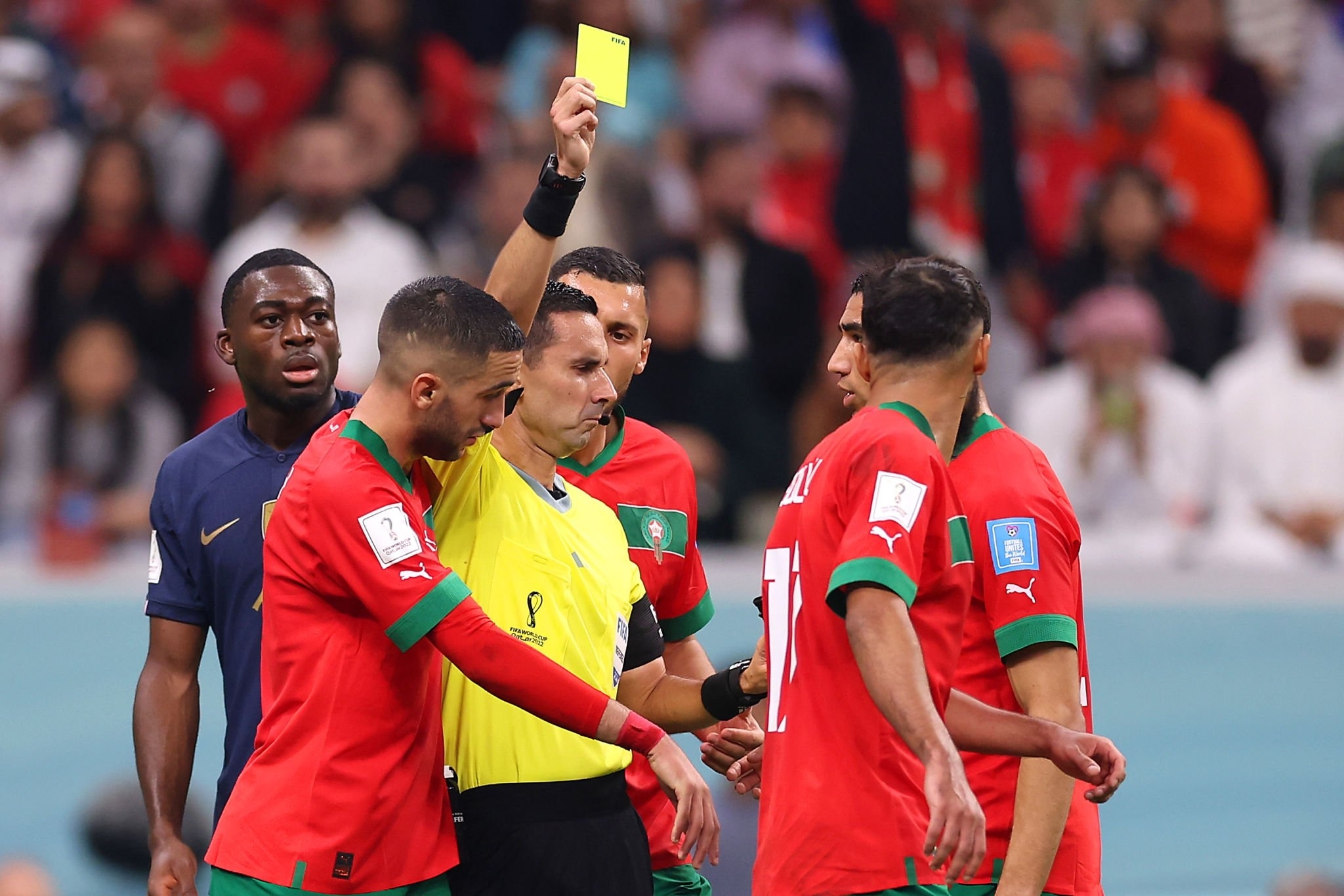 سيزار أرثورو راموس حكم مباراة المغرب وفرنسا