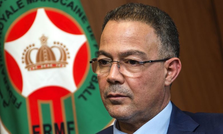 رئيس الجامعة الملكية المغربية لكرة القدم، فوزي لقجع