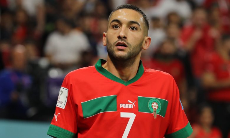 نجم المنتخب المغربي حكيم زياش