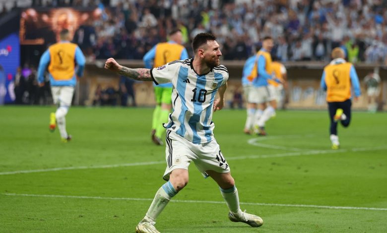 ليونيل ميسي نجم وقائد المنتخب الأرجنتيني في نهائي كأس العالم 2022
