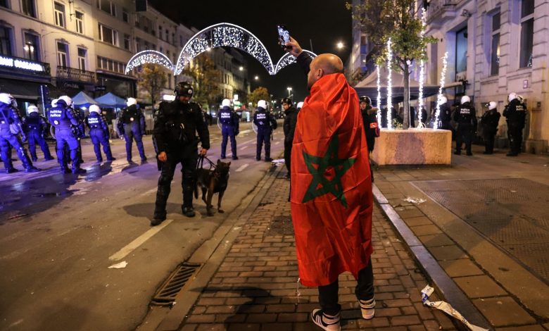 المشجعين المغاربة في فرنسا