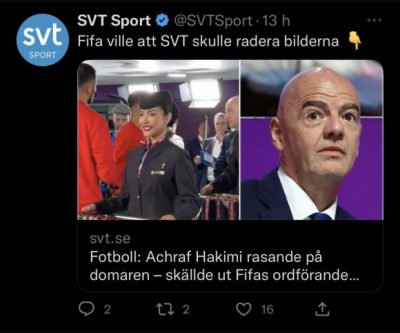 موقع "SVT Sprot" السويدي