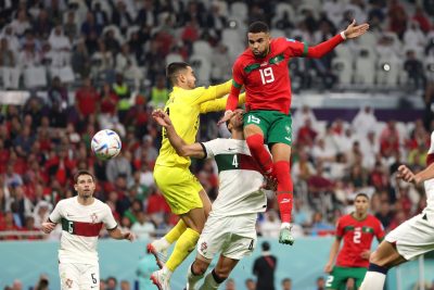 يوسف النصيري مهاجم المنتخب المغربي