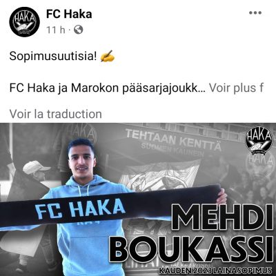 رسميا.. الرجاء يعير لاعبه لفريق في الدوري الفنلندي