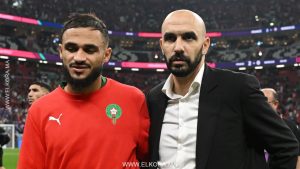 سفيان بوفال ووليد الركراكي - المنتخب المغربي