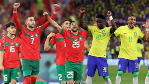 المنتخب المغربي و منتخب البرازيل