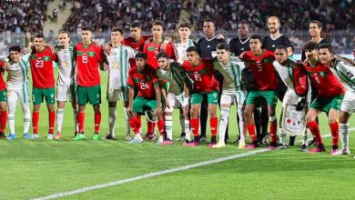 المنتخب المغربي - المنتخب الجزائري