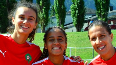 لاعبات المنتخب المغربي النسوي