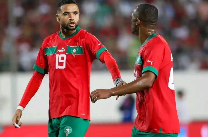 يوسف النصيري و أيوب الكعبي - المنتخب المغربي