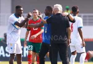 من مباراة المنتخب المغربي ضد الكونغو الديمقراطية