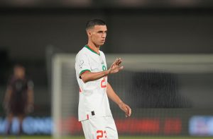 لاعب المنتخب المغربي بلال الخنوس