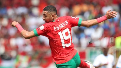 يوسف النصيري لاعب المنتخب المغربي